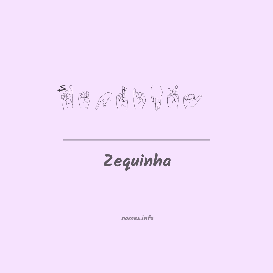 Zequinha em Libras