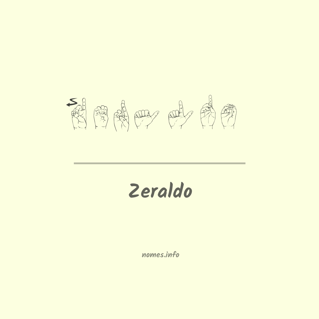 Zeraldo em Libras