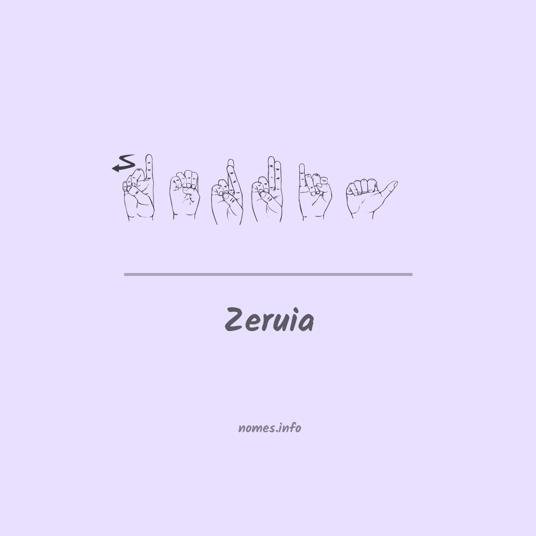 Zeruia em Libras