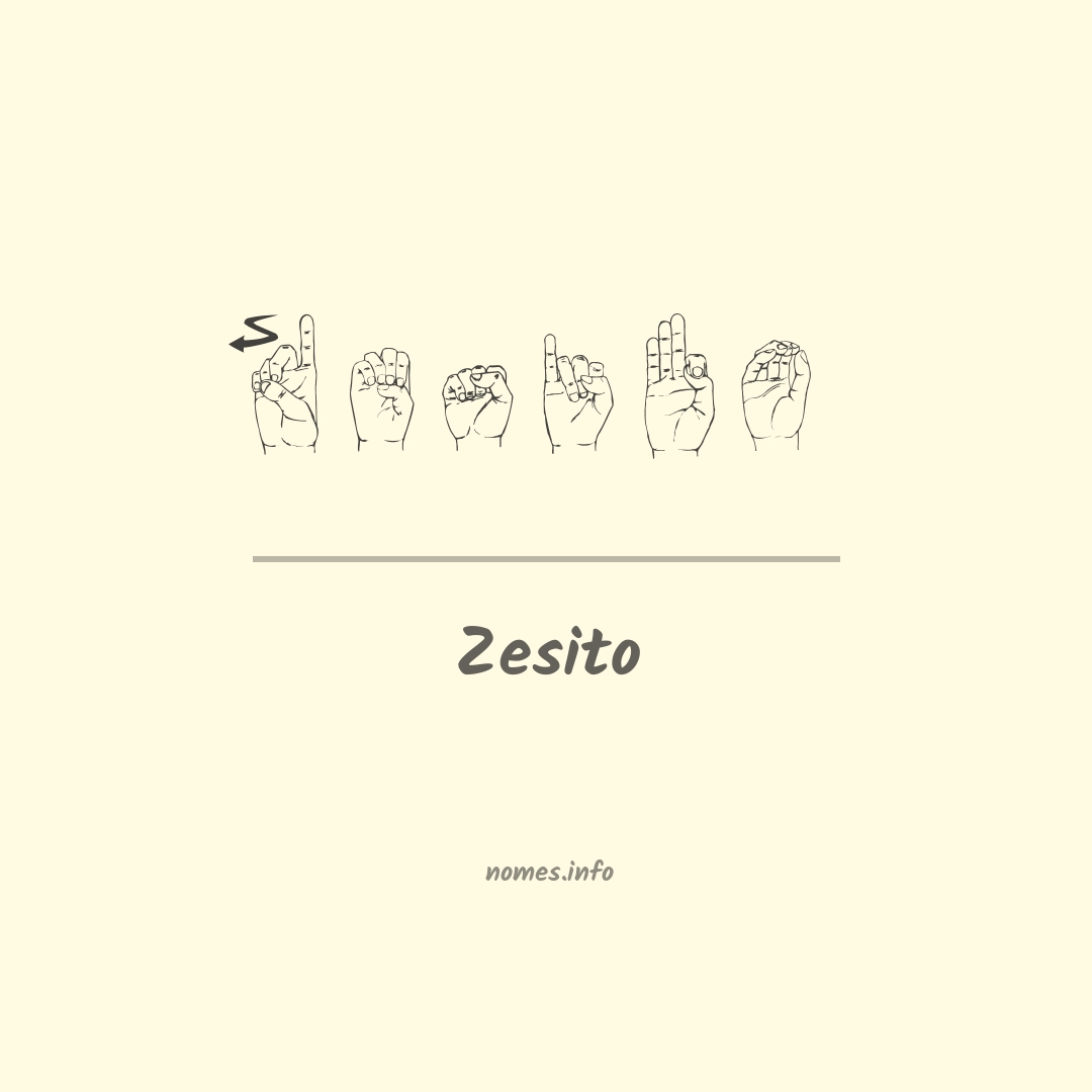 Zesito em Libras