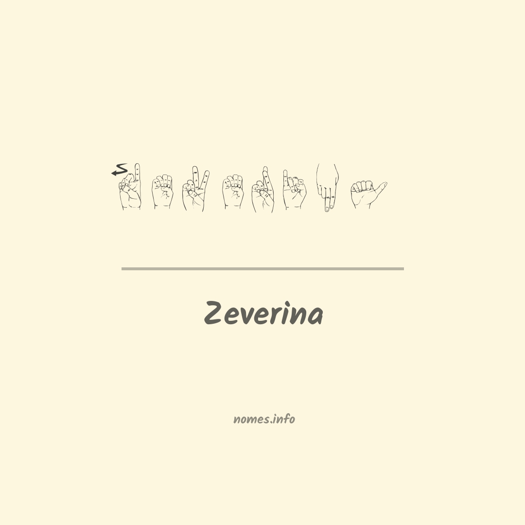 Zeverina em Libras