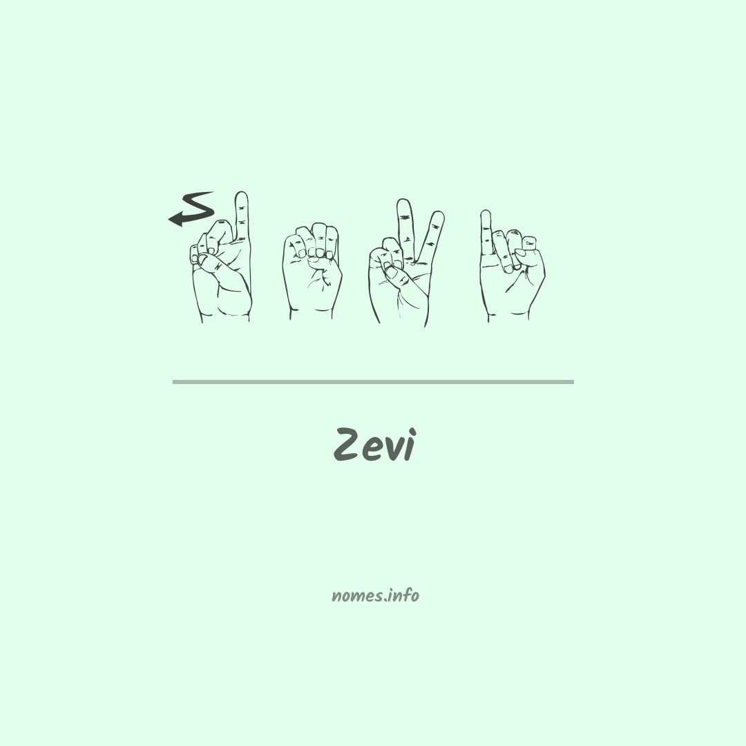 Zevi em Libras