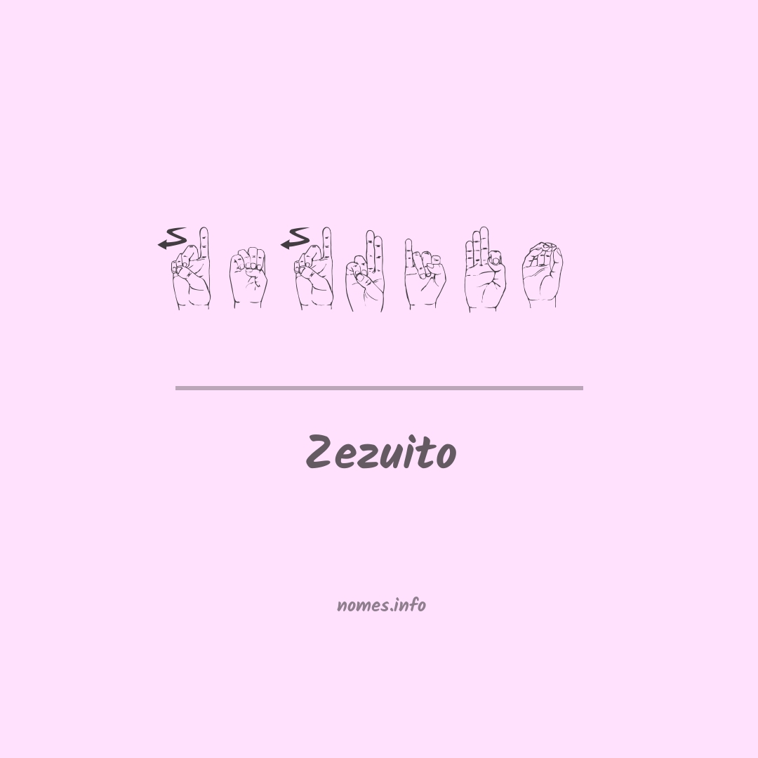 Zezuito em Libras