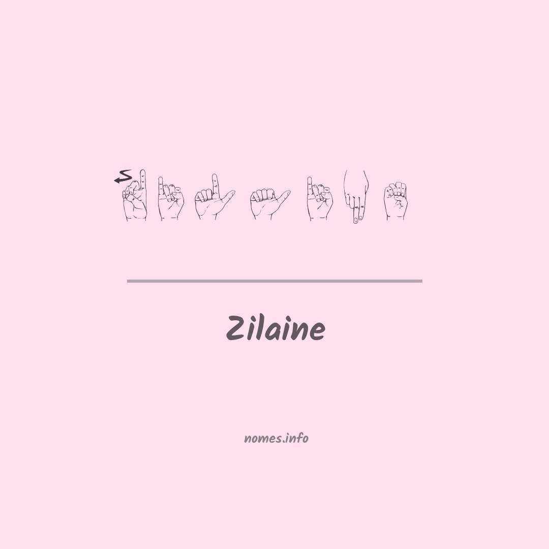 Zilaine em Libras