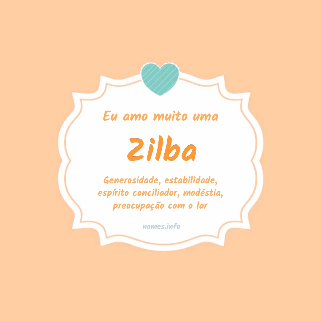 Eu amo muito Zilba