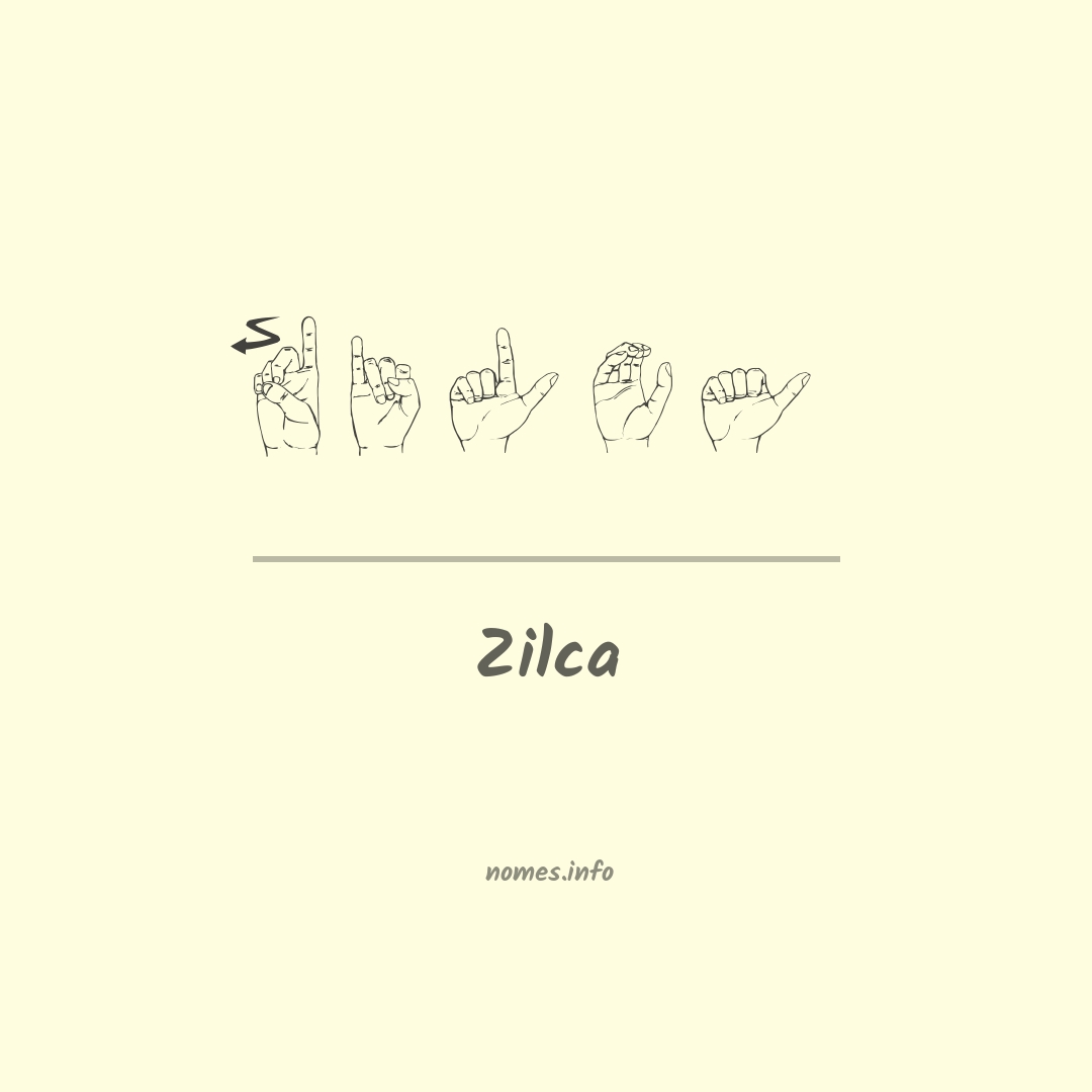 Zilca em Libras
