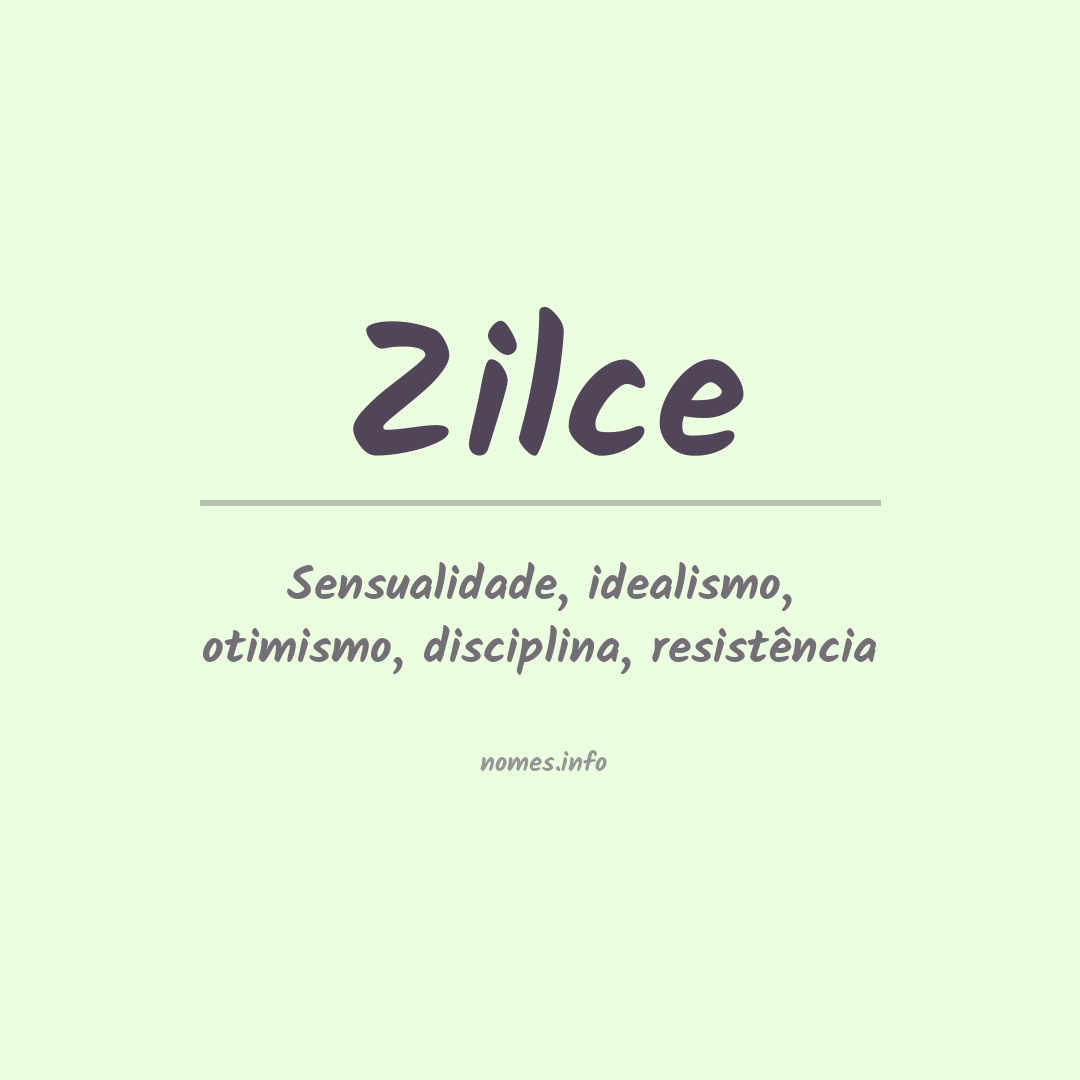 Significado do nome Zilce