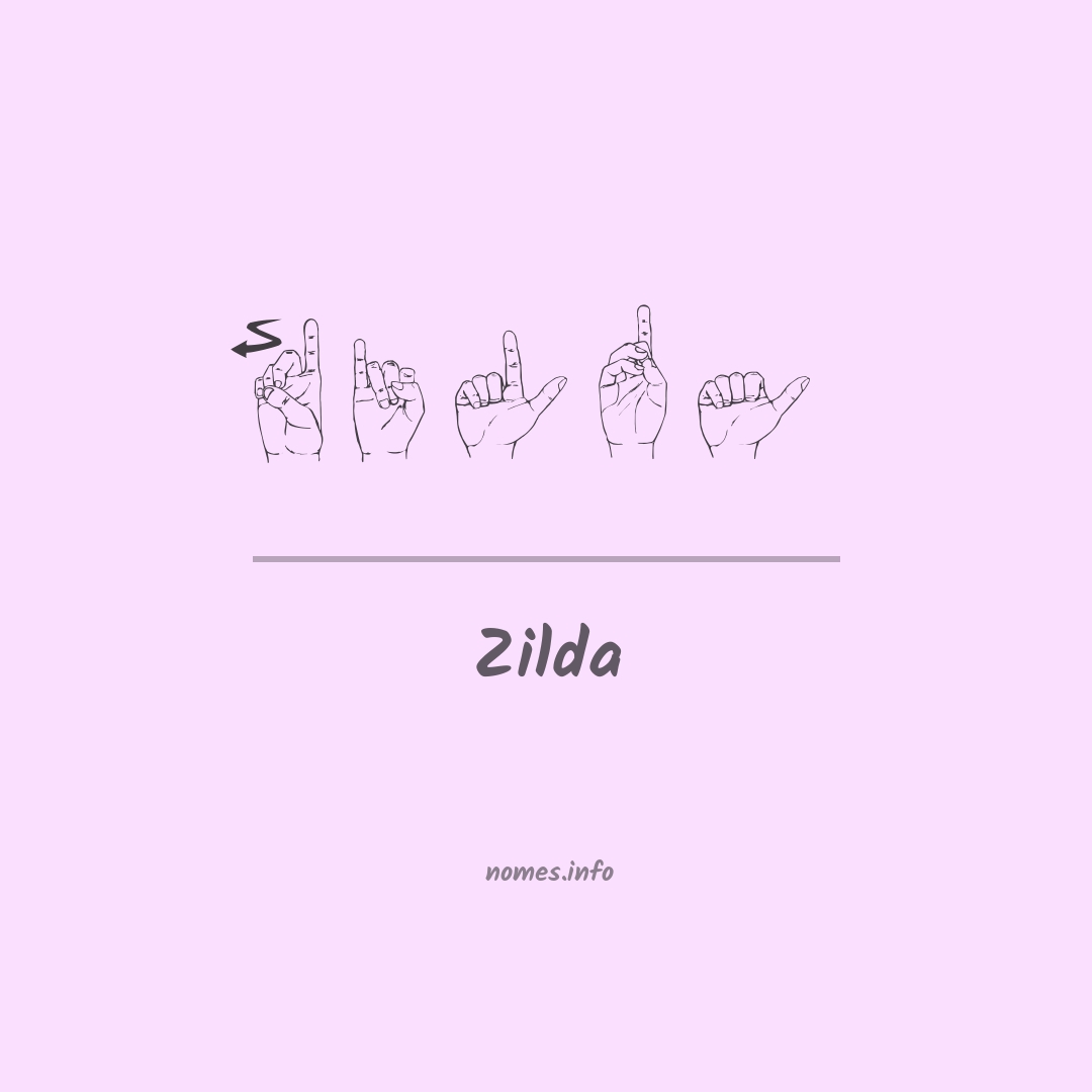 Zilda em Libras