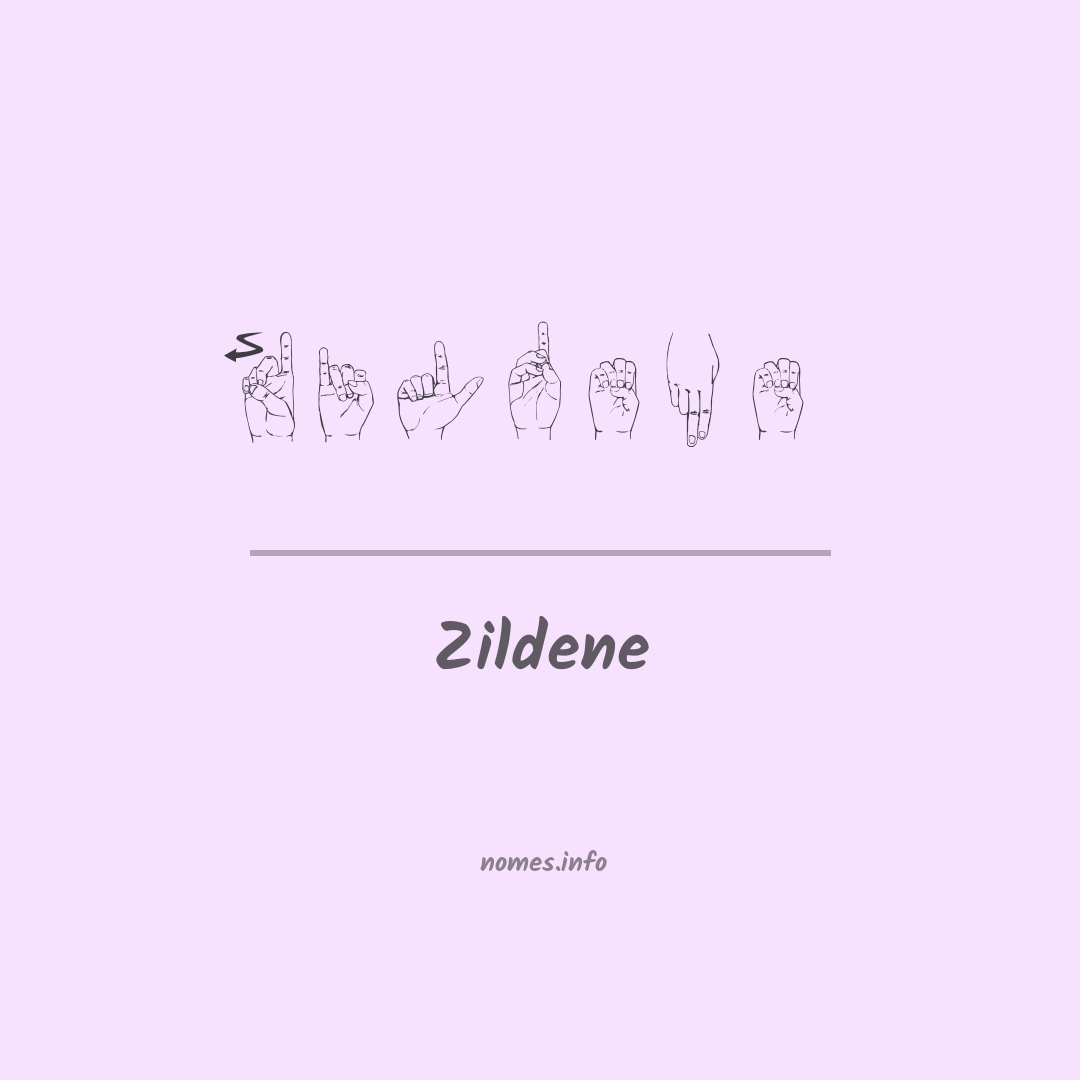 Zildene em Libras
