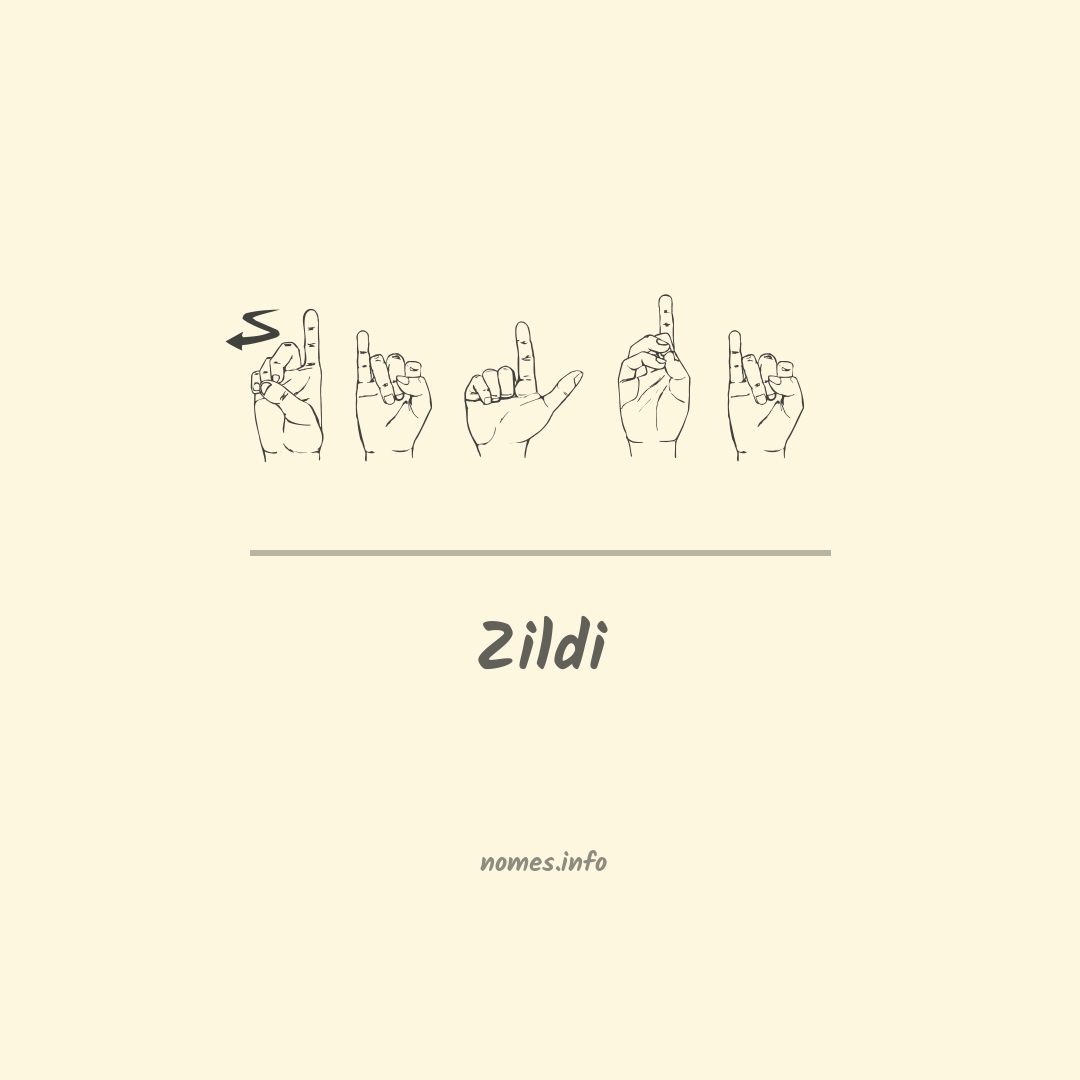 Zildi em Libras
