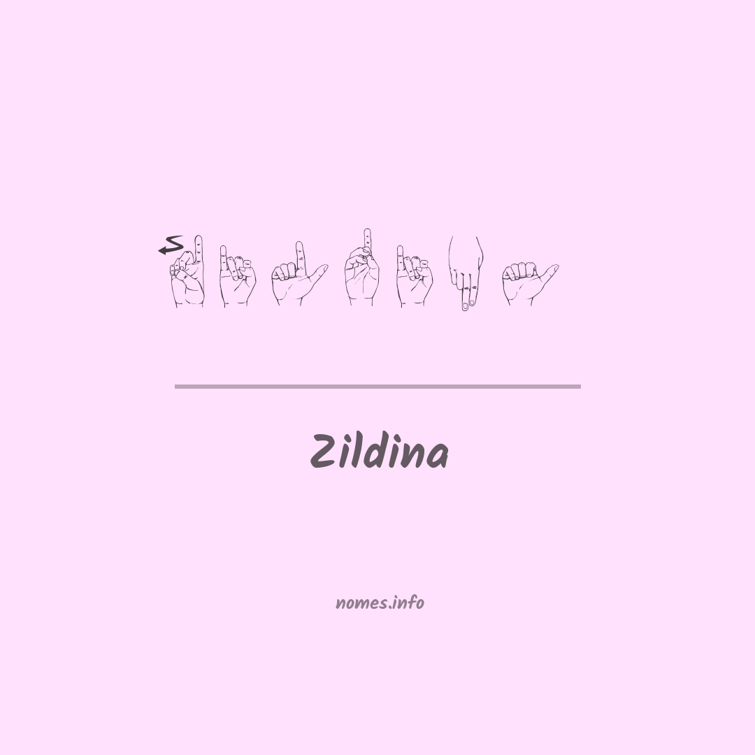 Zildina em Libras