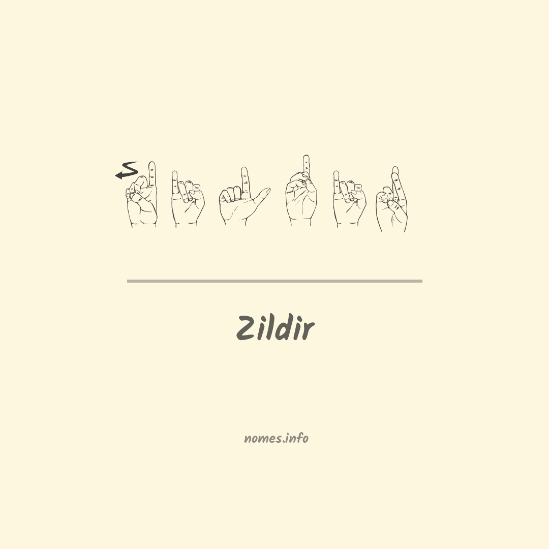 Zildir em Libras