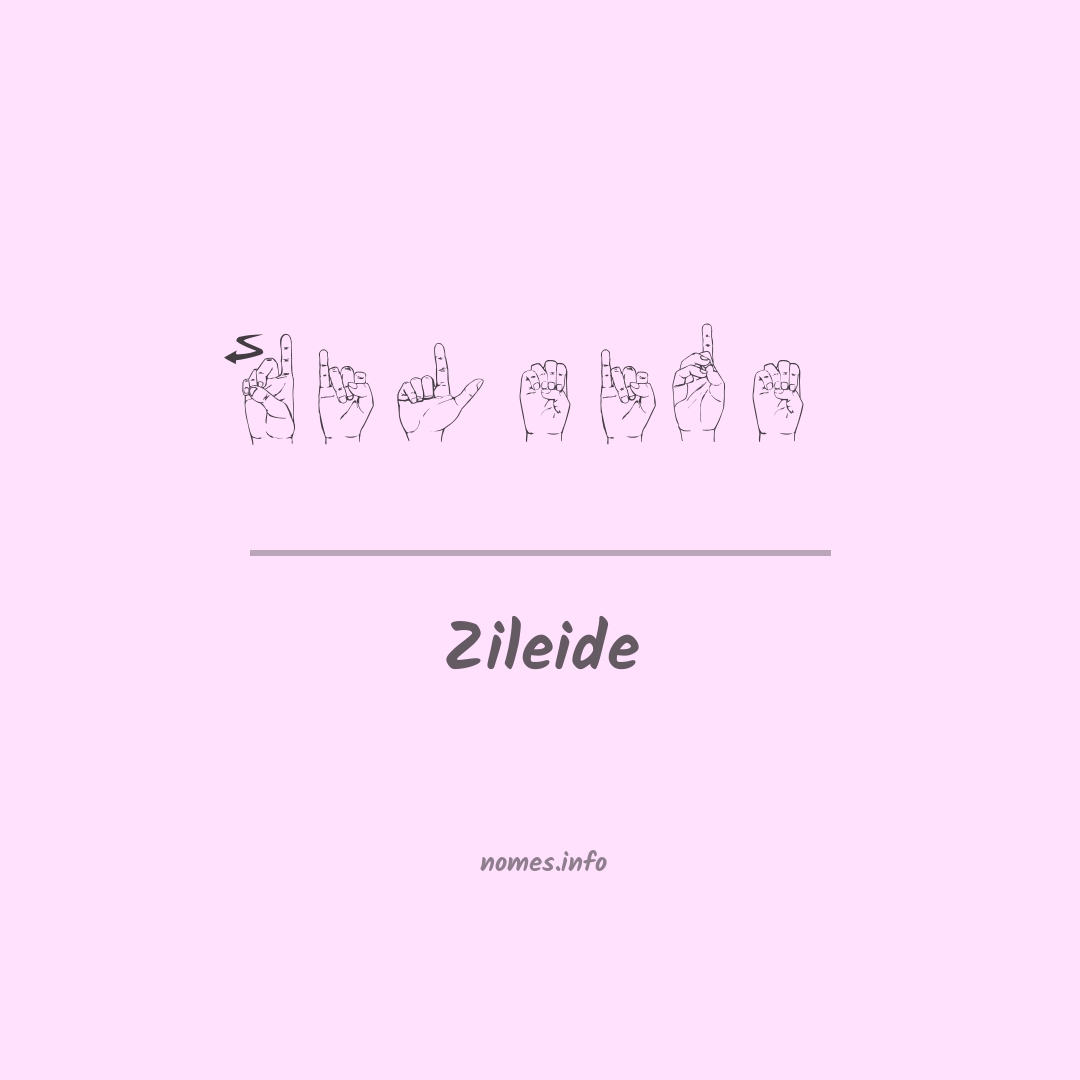 Zileide em Libras