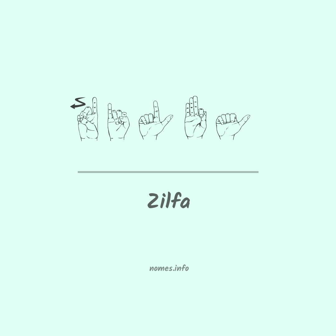 Zilfa em Libras