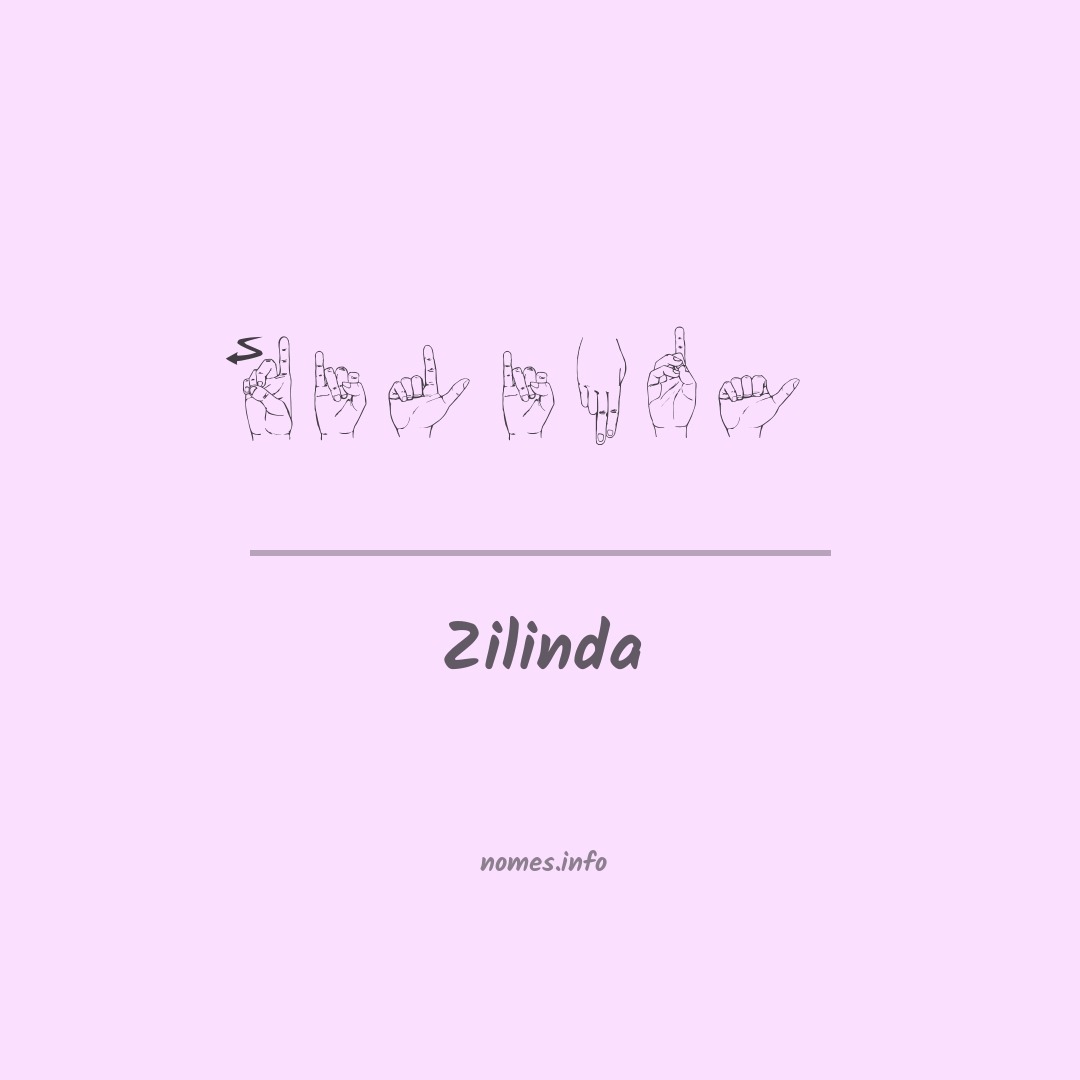 Zilinda em Libras