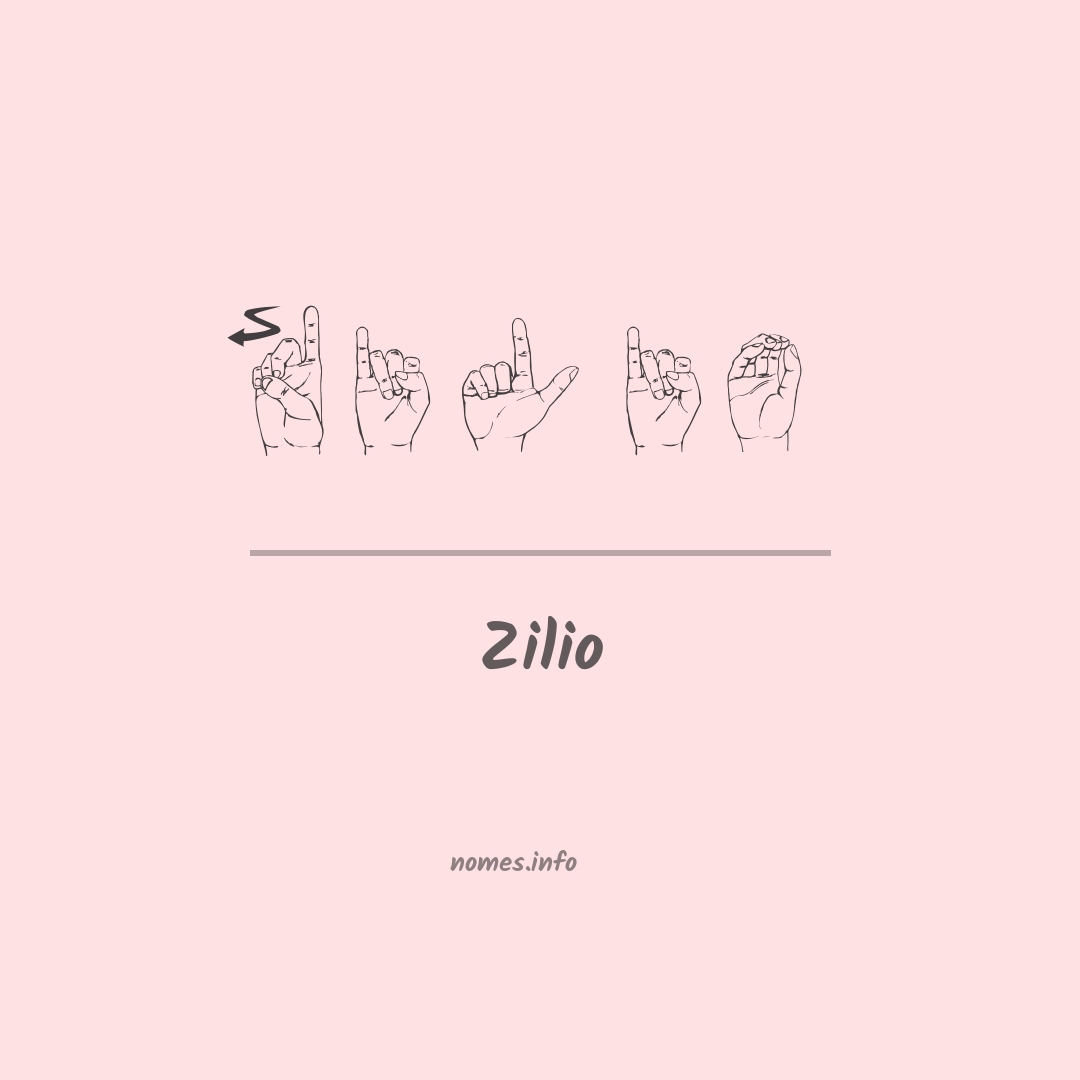 Zilio em Libras Zilio em Libras