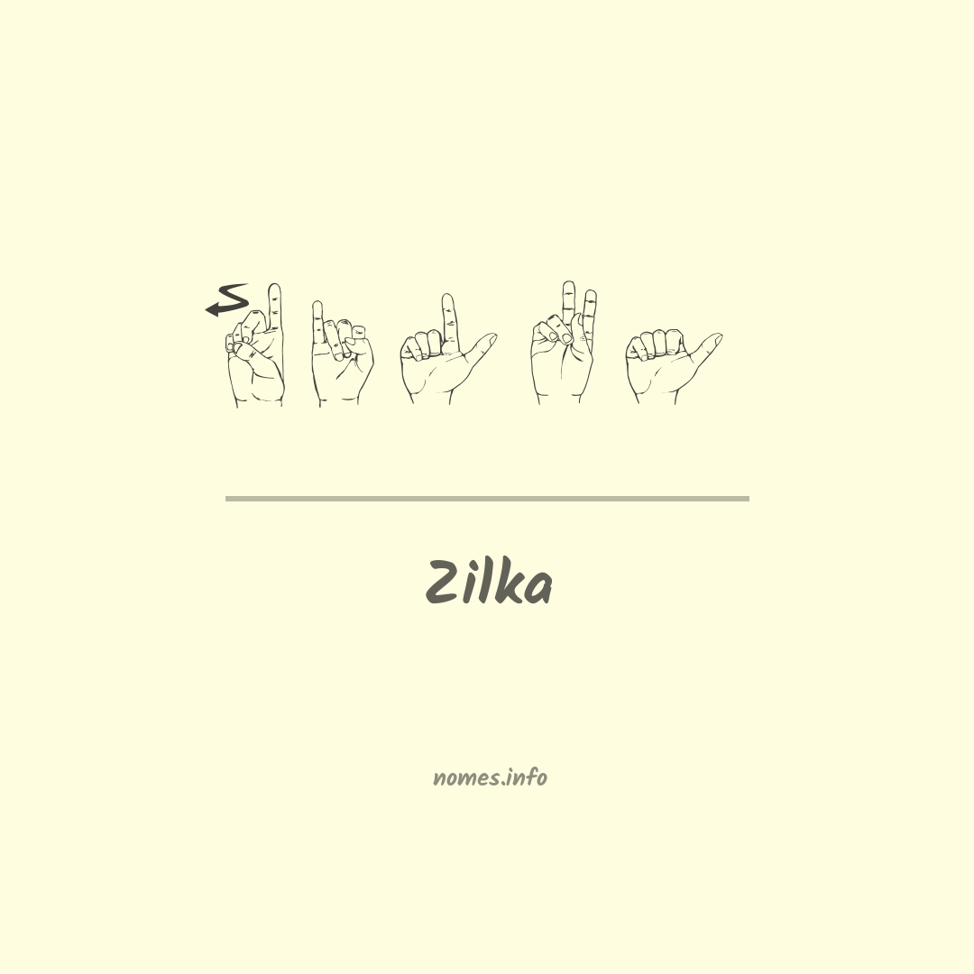 Zilka em Libras