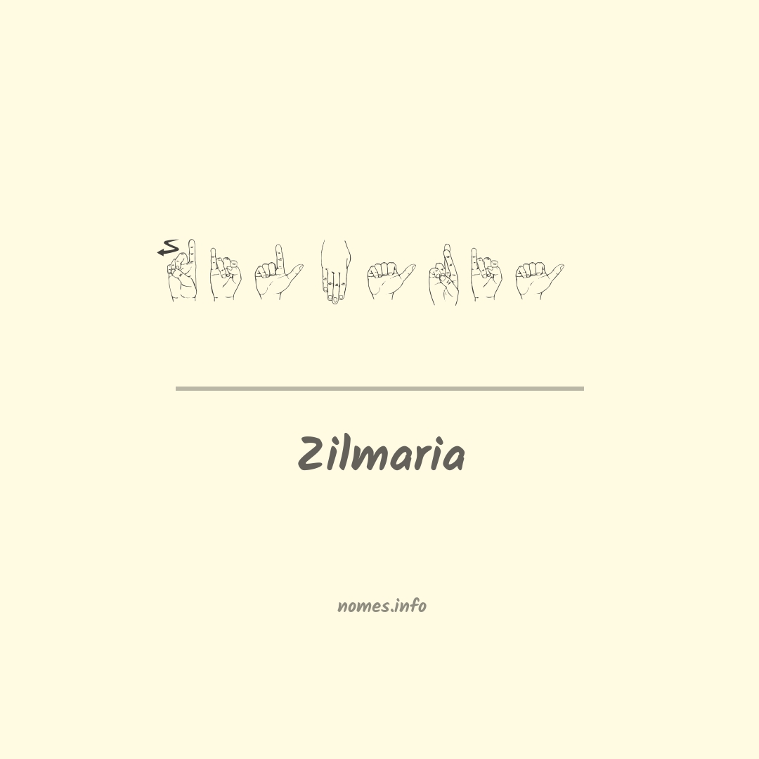 Zilmaria em Libras