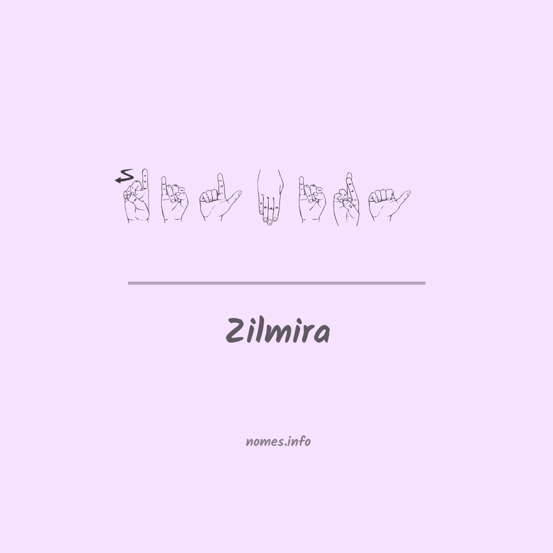 Zilmira em Libras