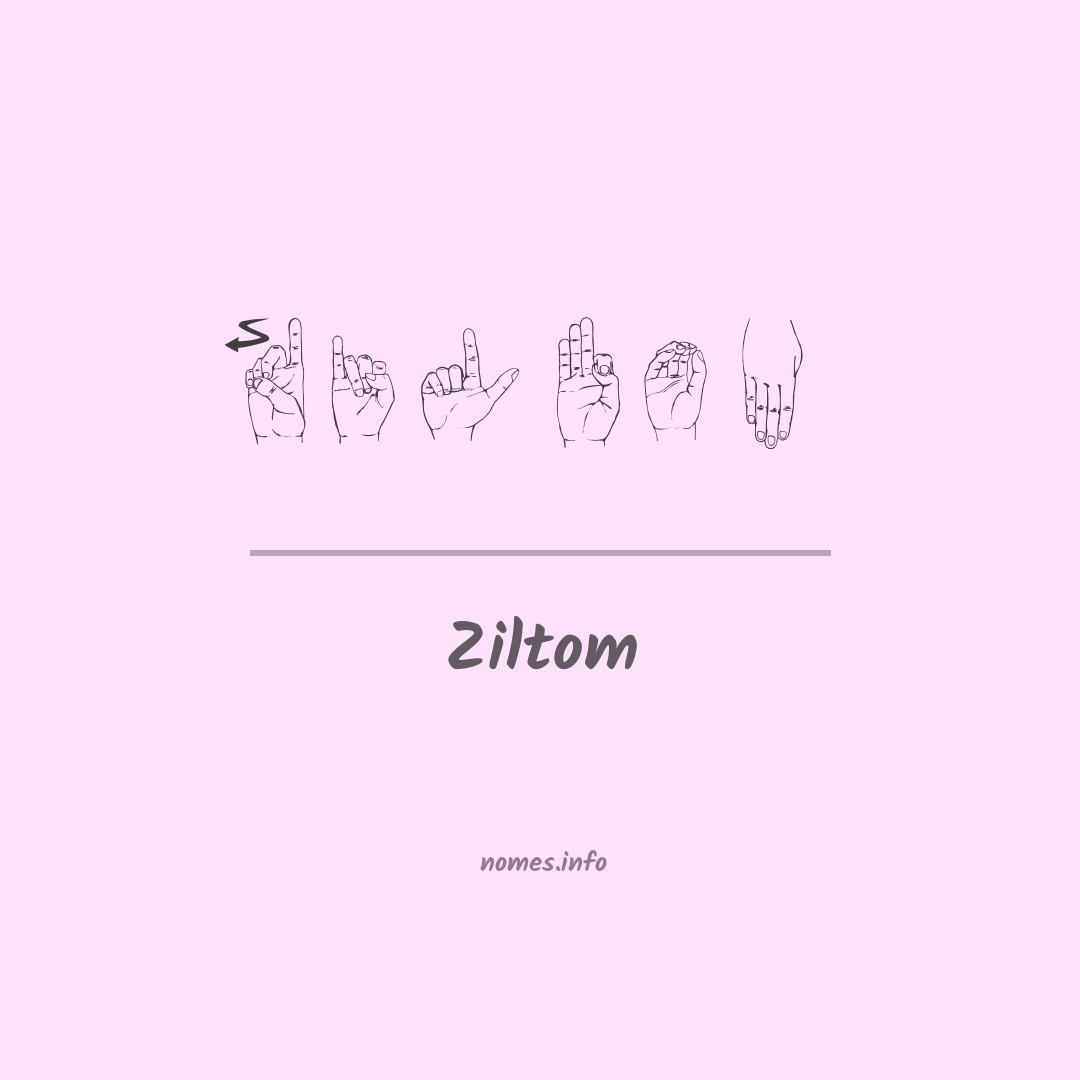 Ziltom em Libras