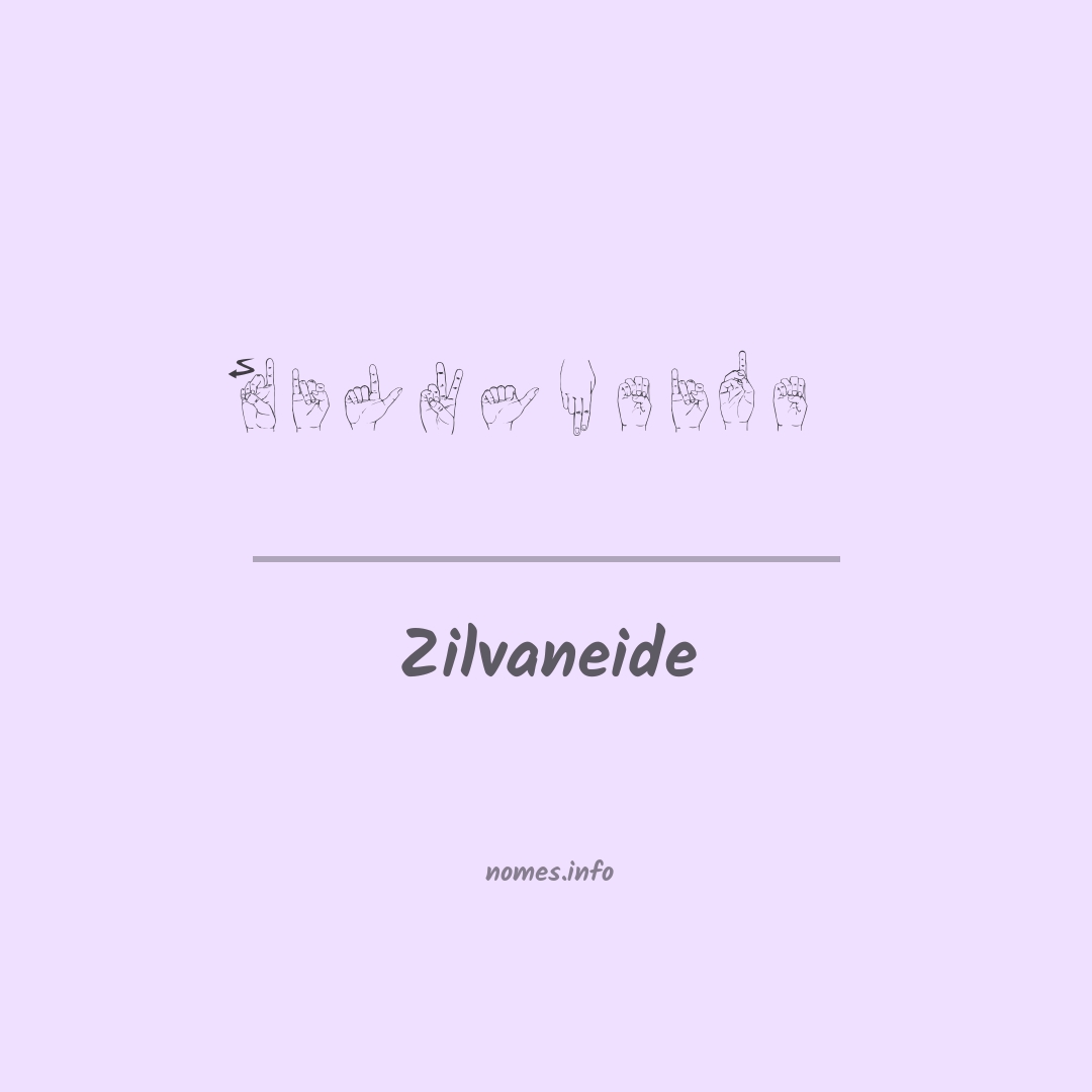 Zilvaneide em Libras