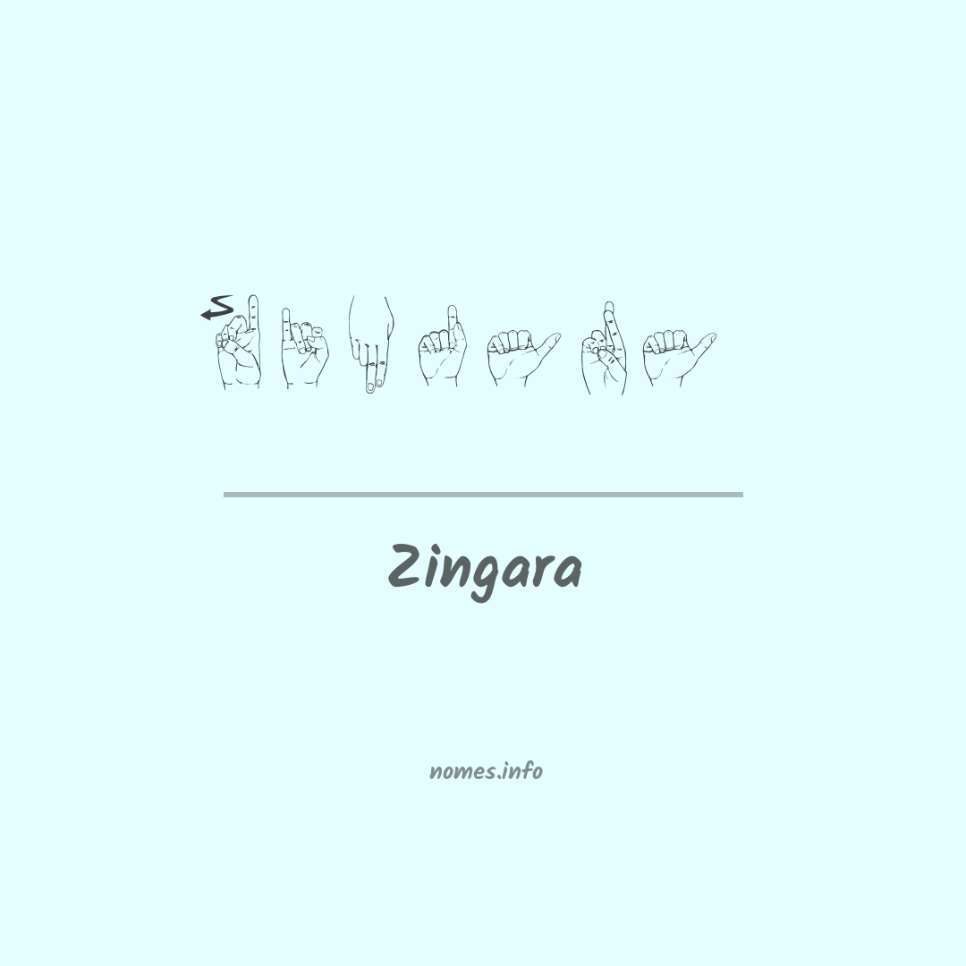 Zingara em Libras