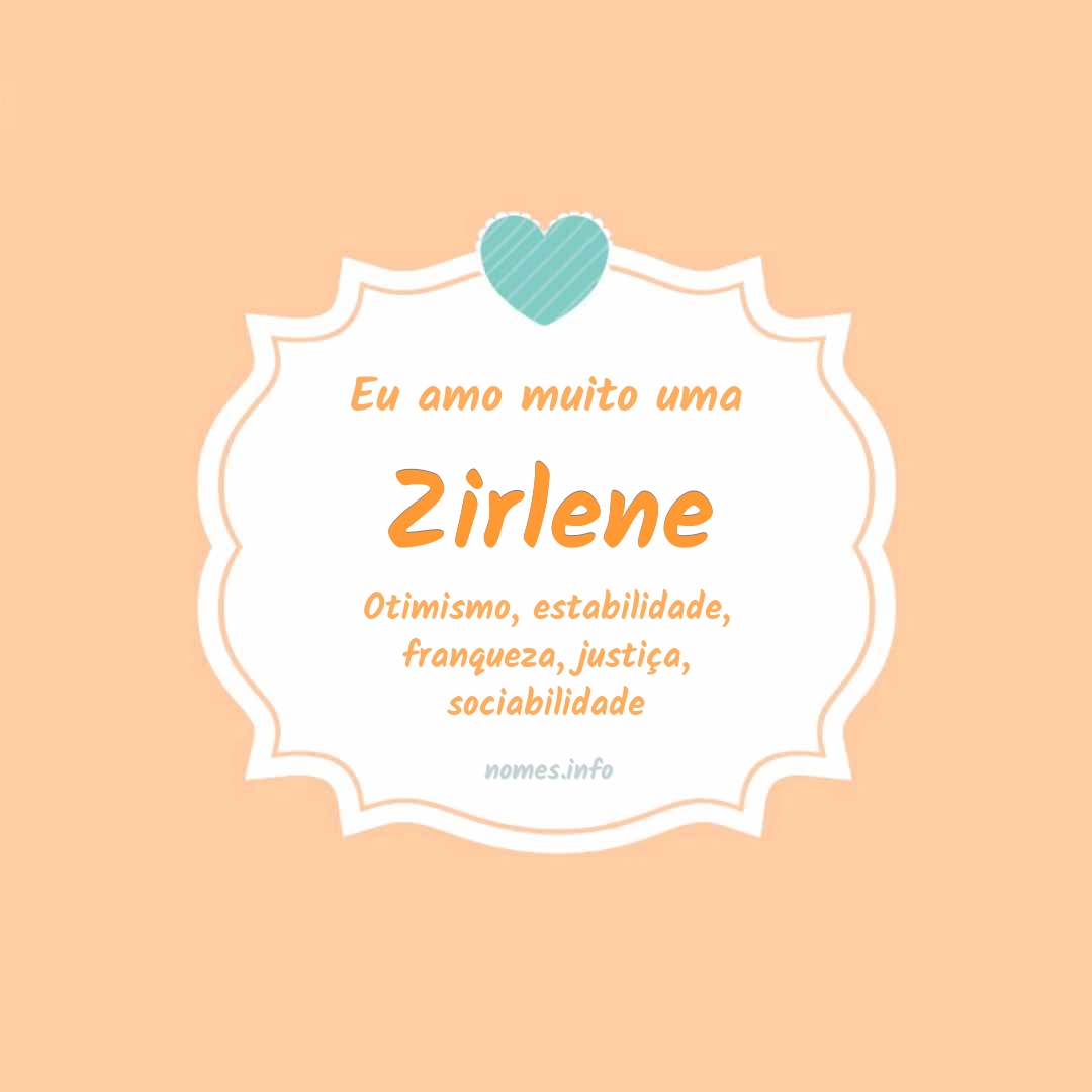Eu amo muito Zirlene