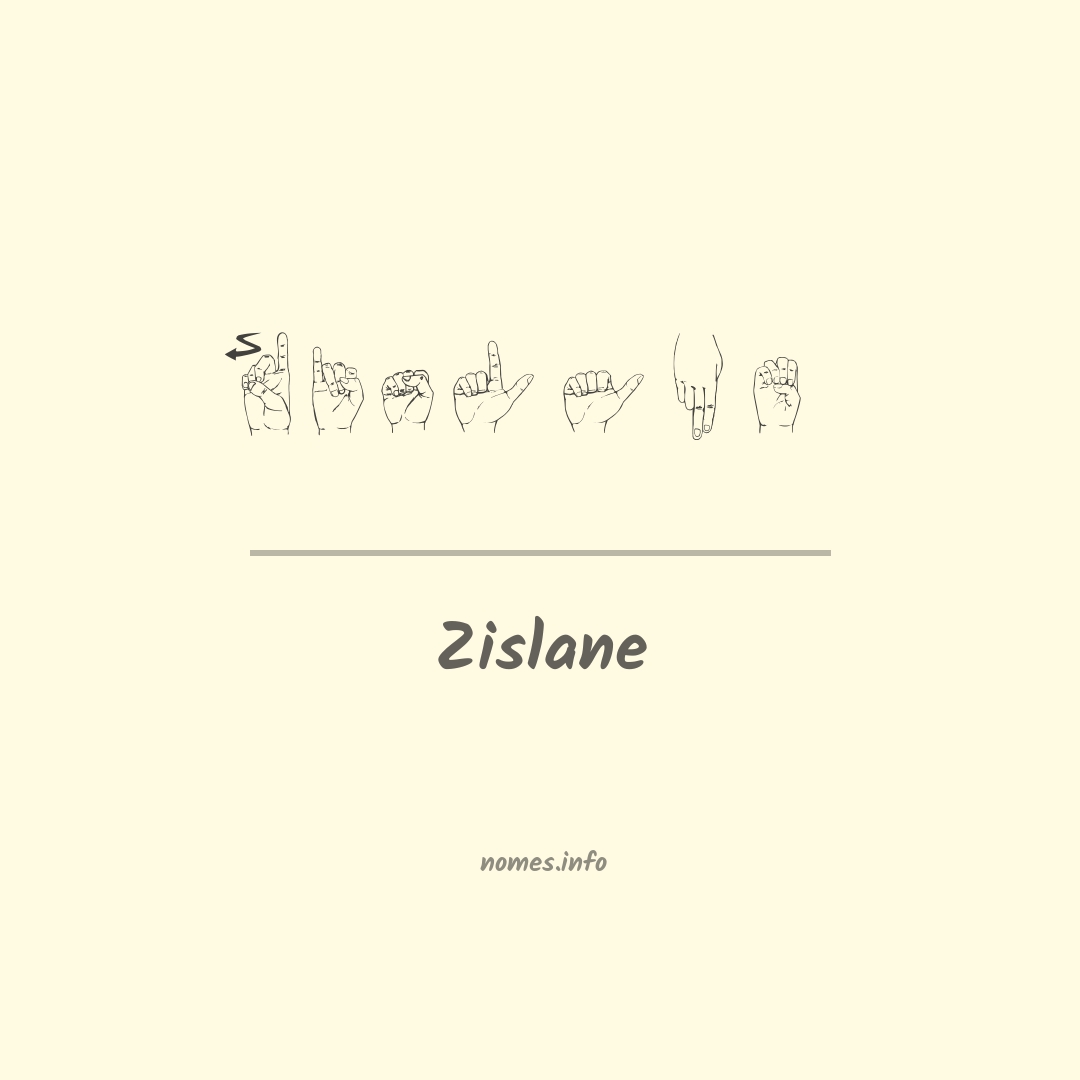 Zislane em Libras
