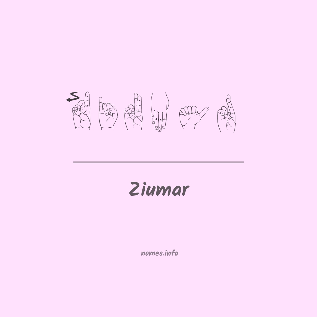 Ziumar em Libras