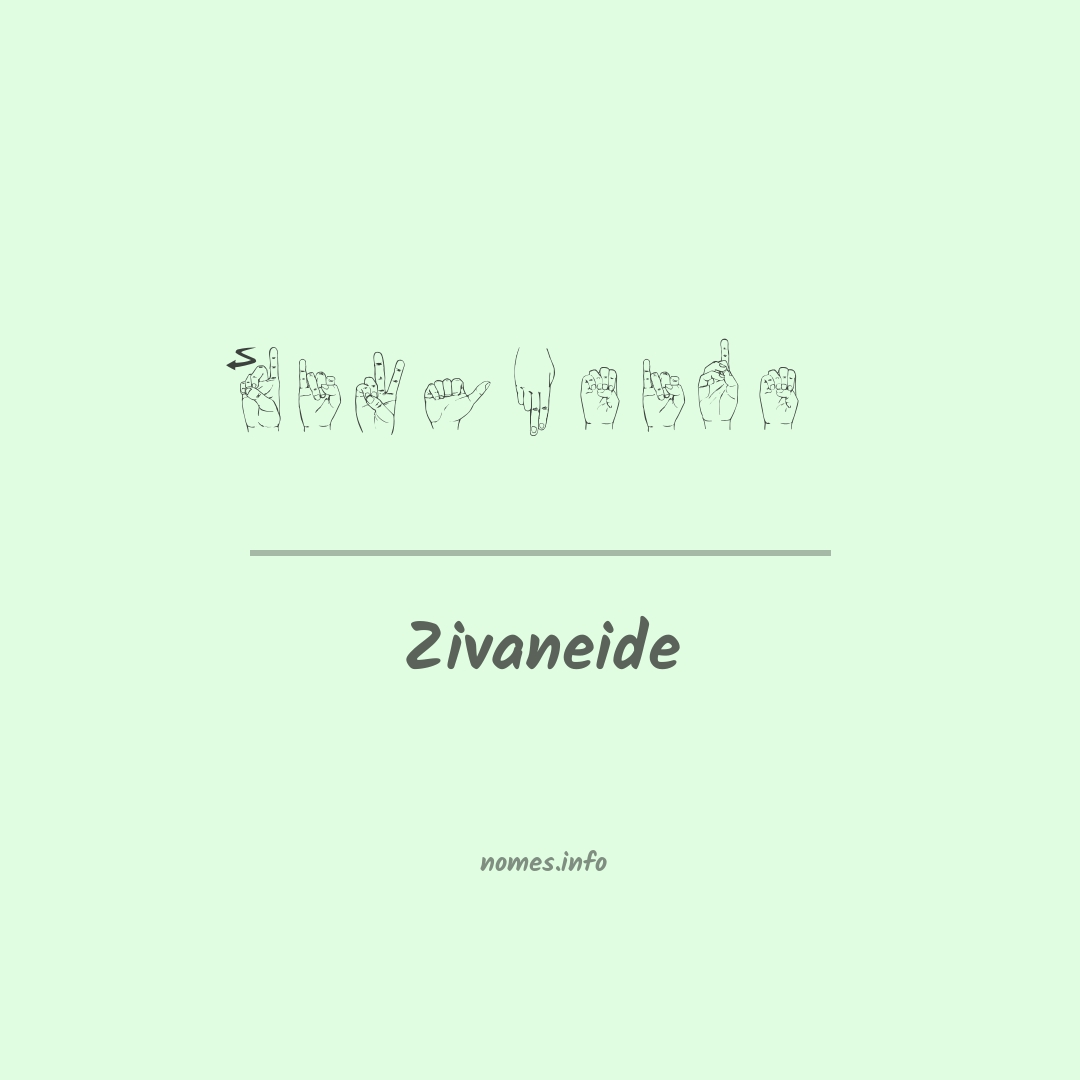 Zivaneide em Libras