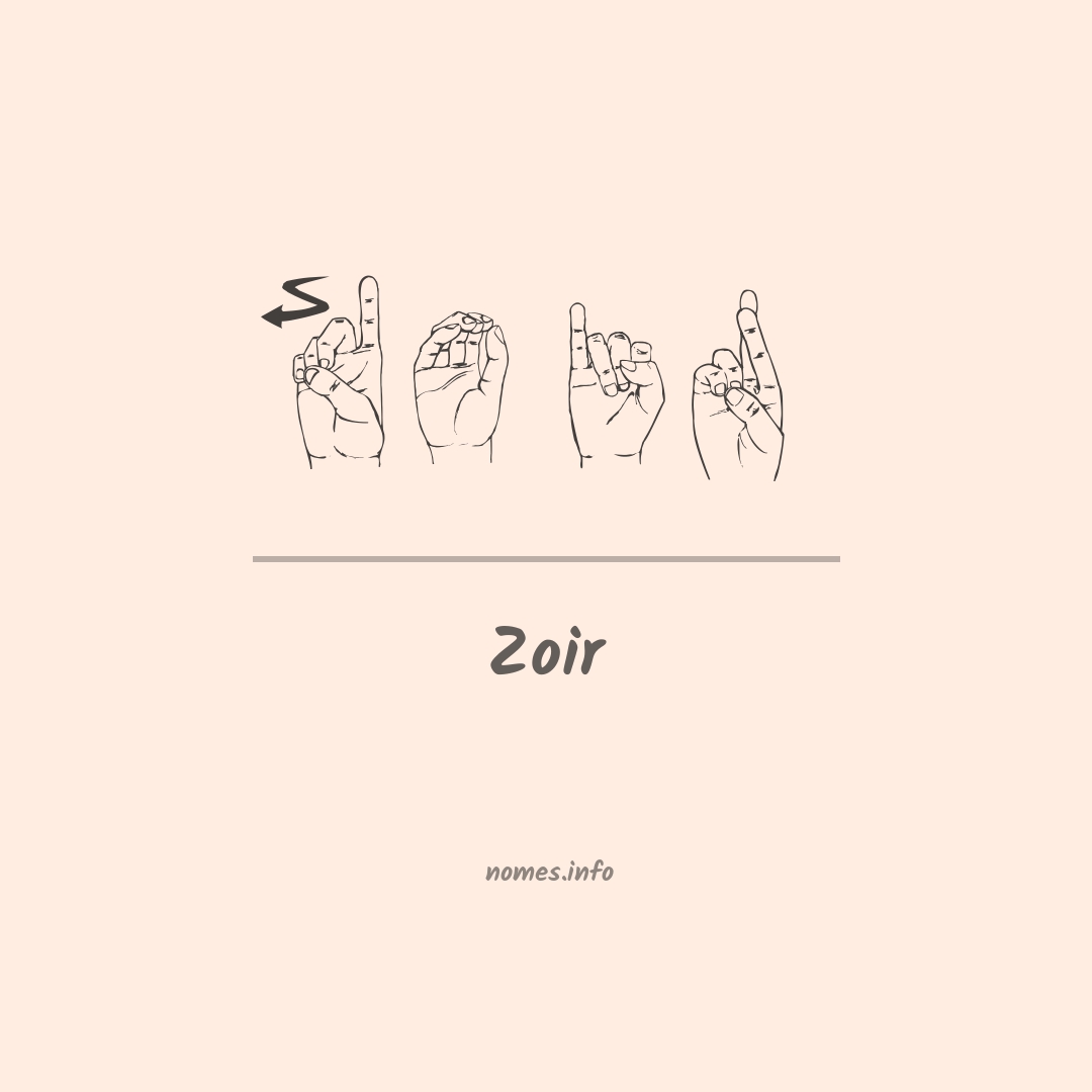 Zoir em Libras