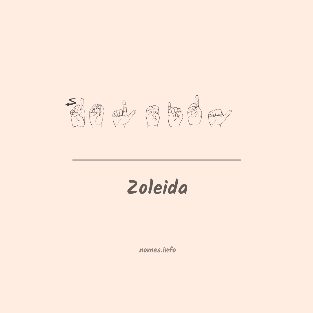 Zoleida em Libras