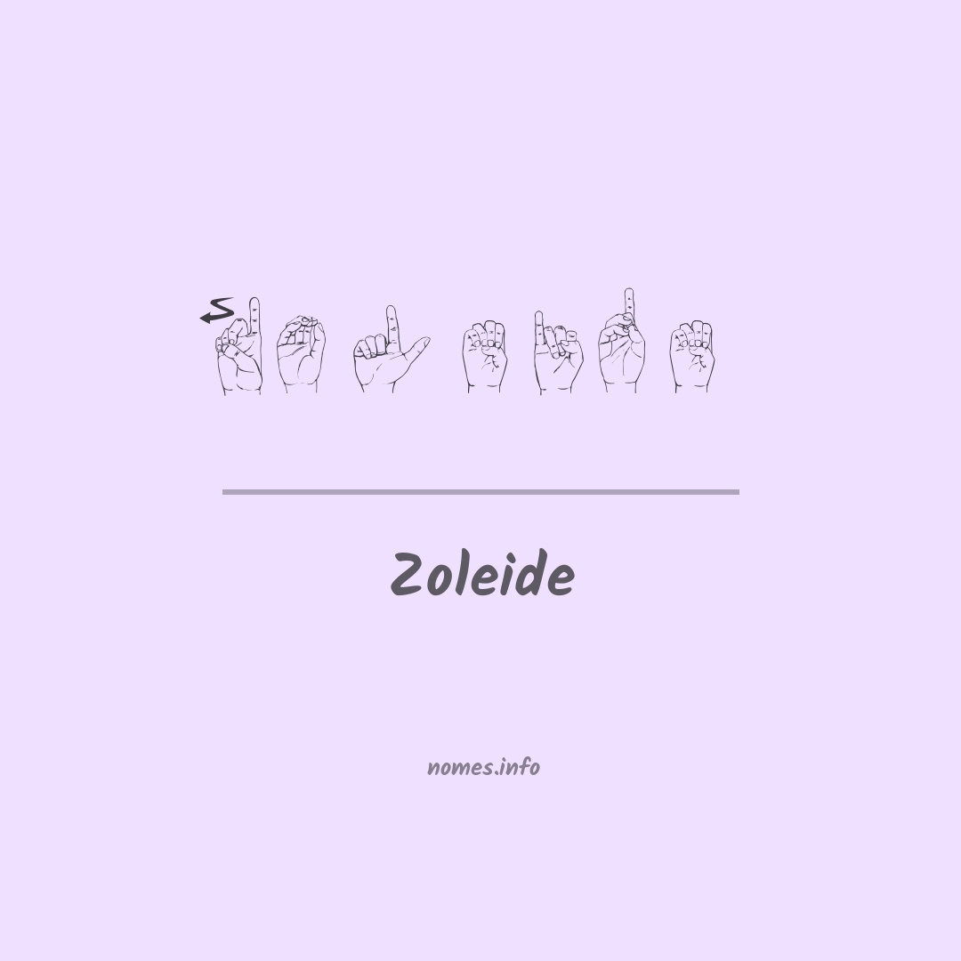 Zoleide em Libras