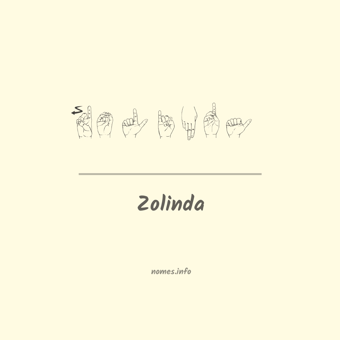 Zolinda em Libras