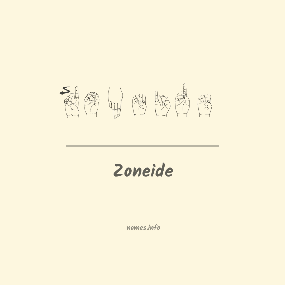 Zoneide em Libras