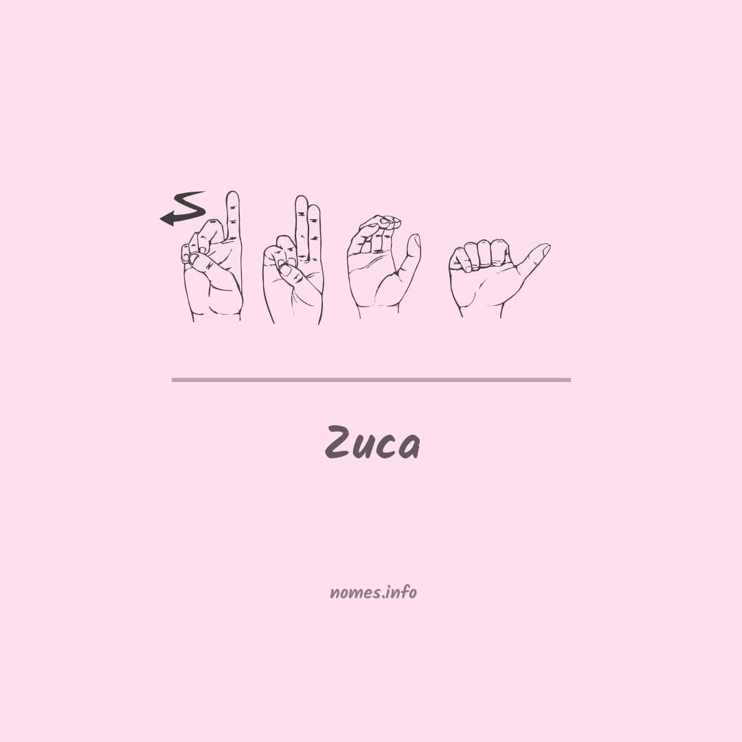 Zuca em Libras