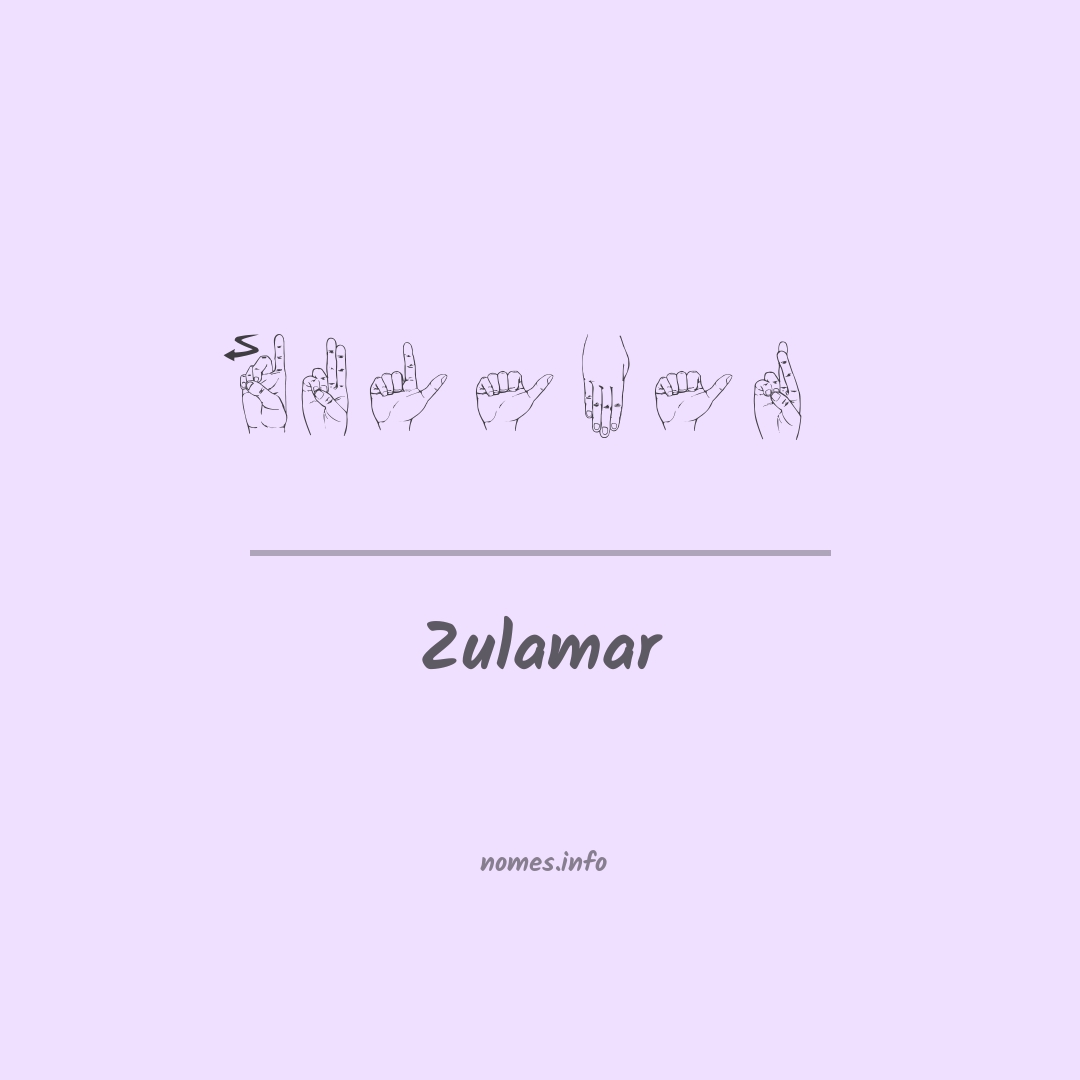 Zulamar em Libras