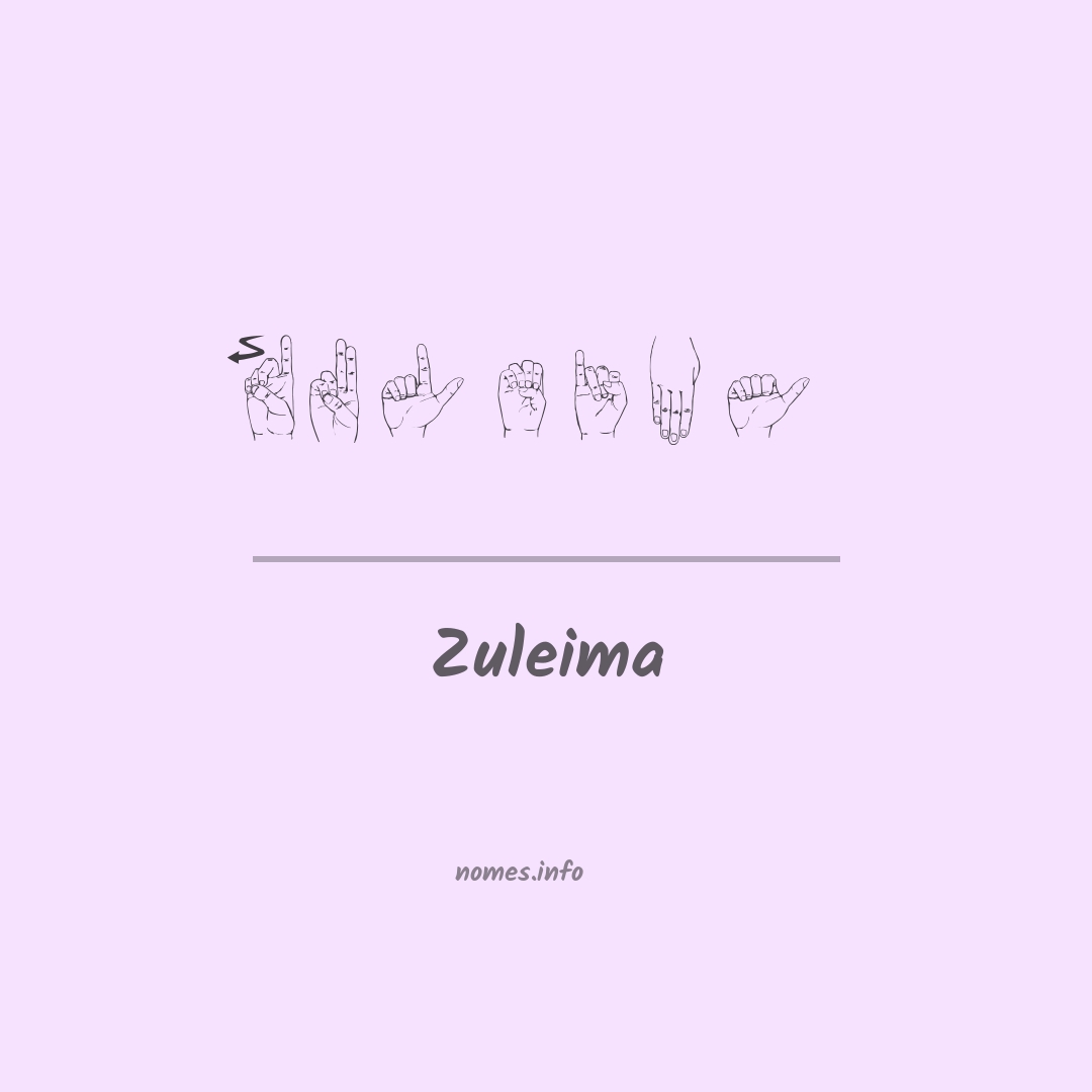 Zuleima em Libras