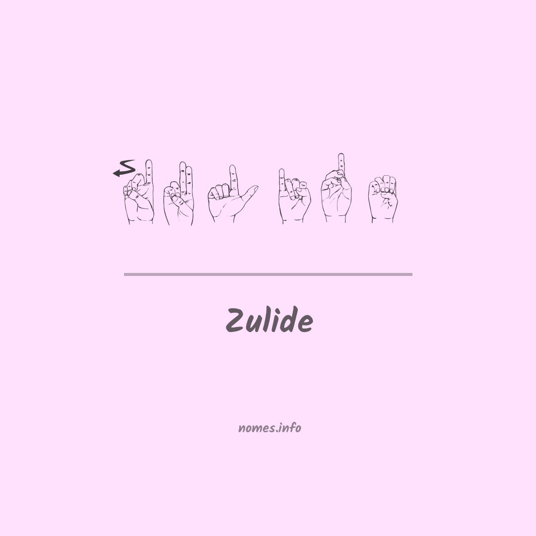Zulide em Libras