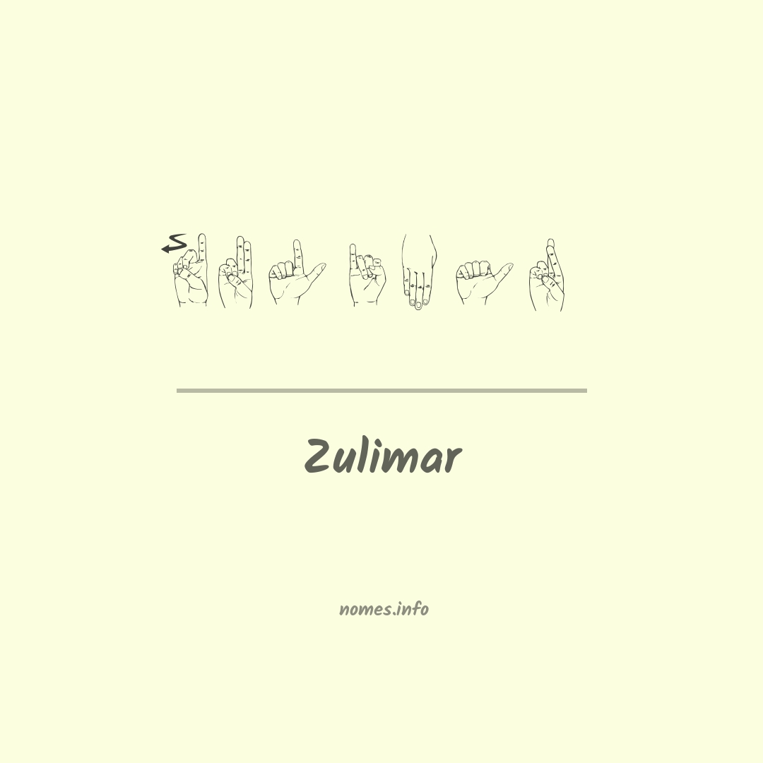 Zulimar em Libras