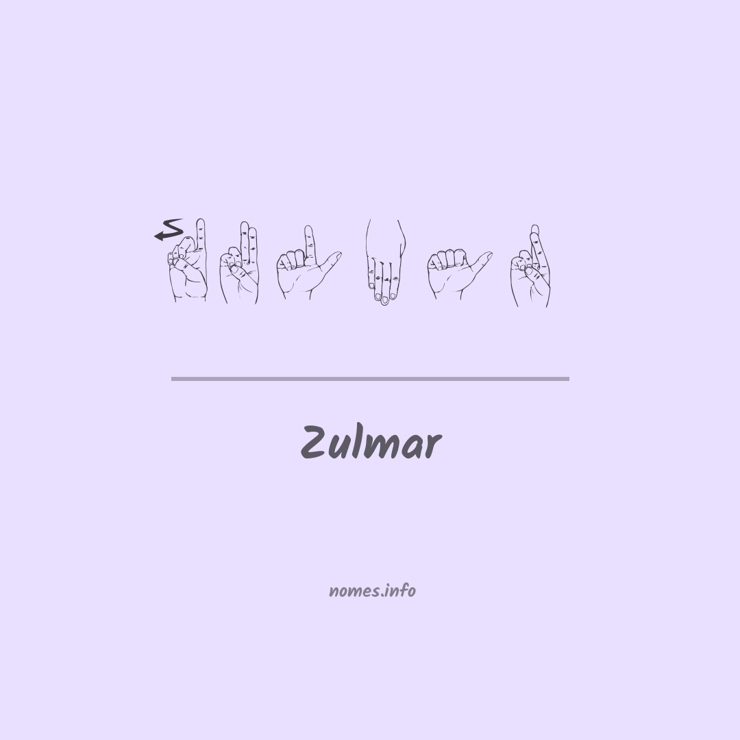 Zulmar em Libras