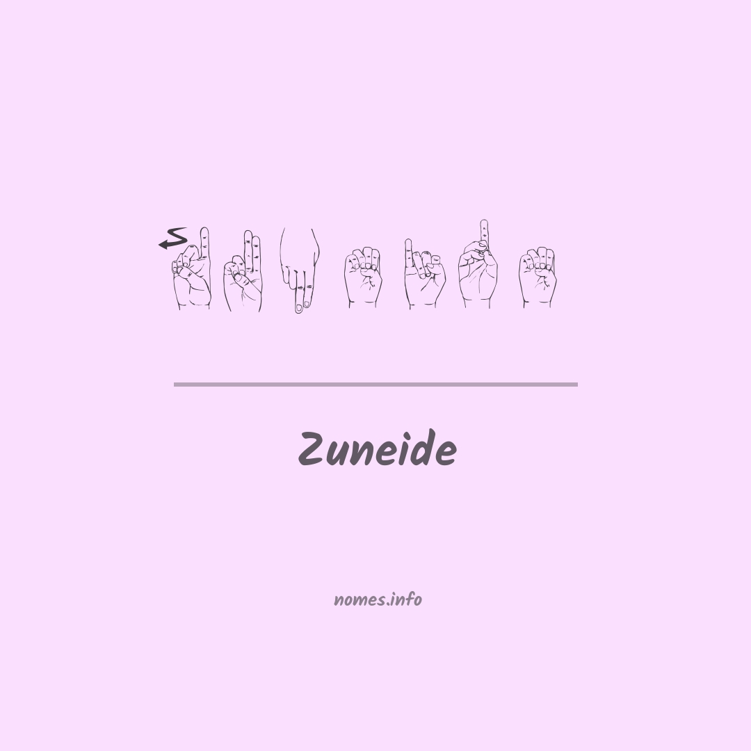 Zuneide em Libras